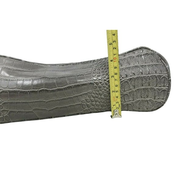 WILD Handbag Faux CROCcodile skin Leather and CHEETAH Print Purse - Picture 6 of 12